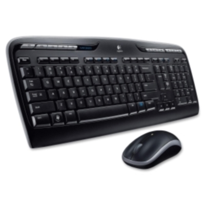 Logitech Wireless MK320 Keyboard and Mouse - Black Logitech Wireless MK320 Keyboard and Mouse - Black
