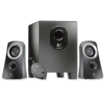 Logitech Z313 2.1 Speaker System - 25 W RMS - Black - 48 Hz - 20
